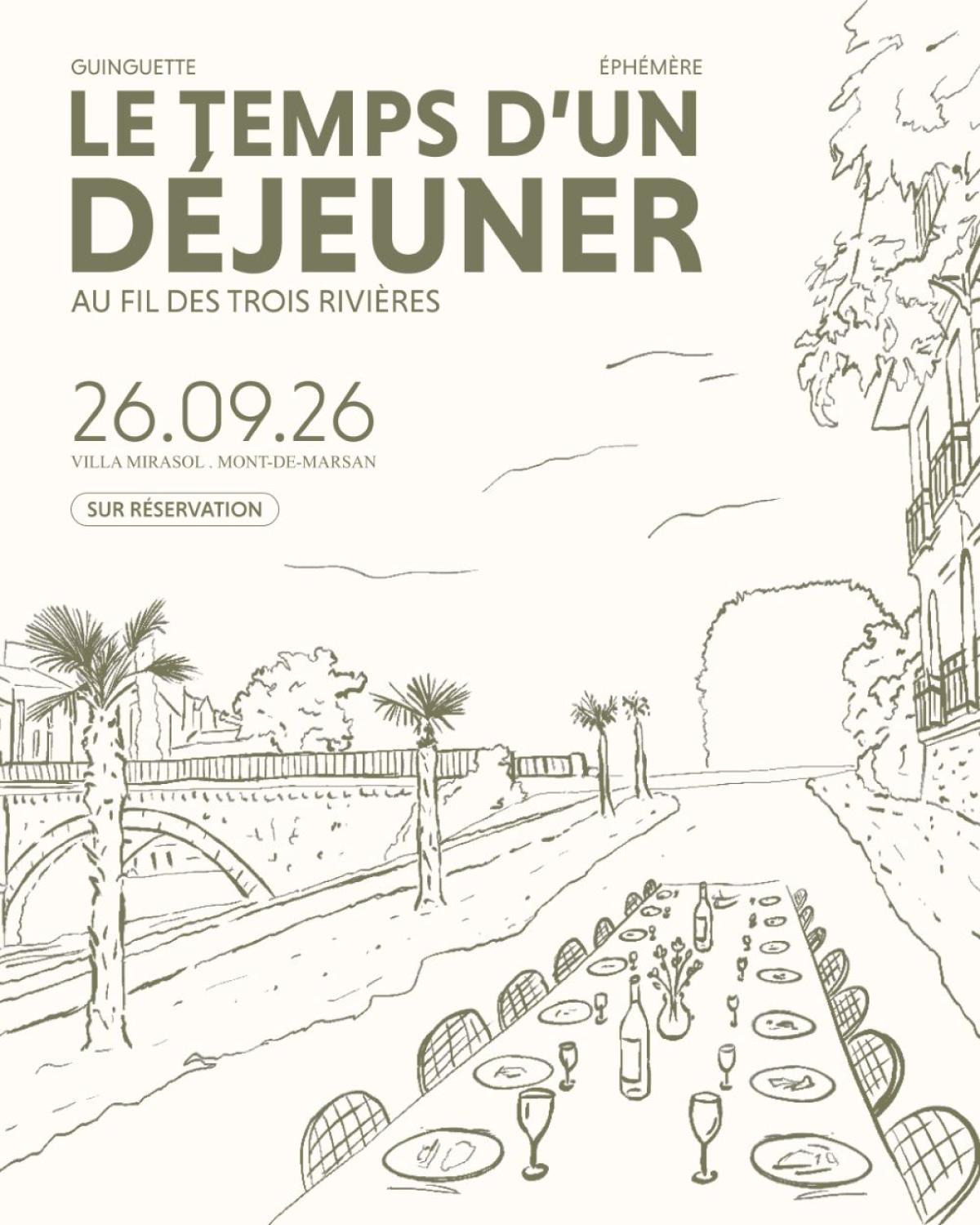 Déjeuner au bord de l'eau
