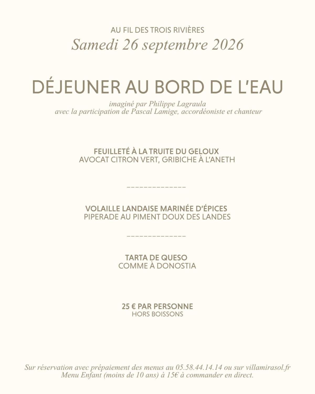 Samedi 26 septembre